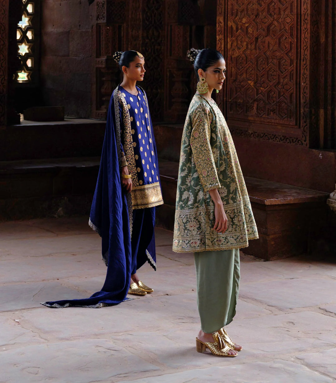 Ayesha Kurta, Dupatta & Dhoti