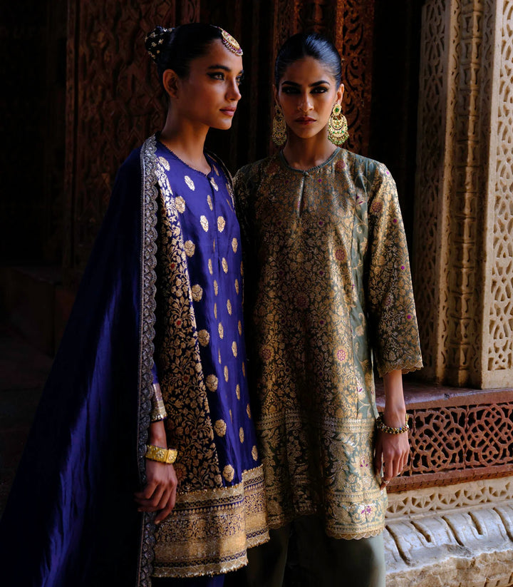 Ayesha Kurta, Dupatta & Dhoti