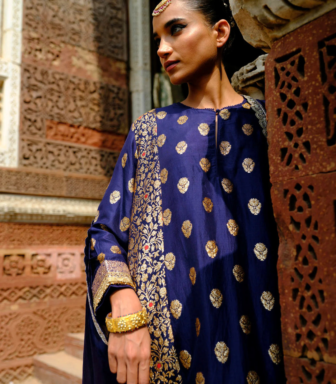 Ayesha Kurta, Dupatta & Dhoti