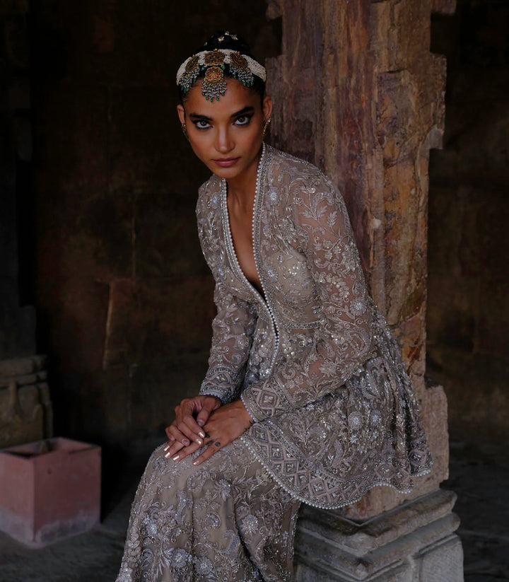 Alana Peplum & Sharara Set