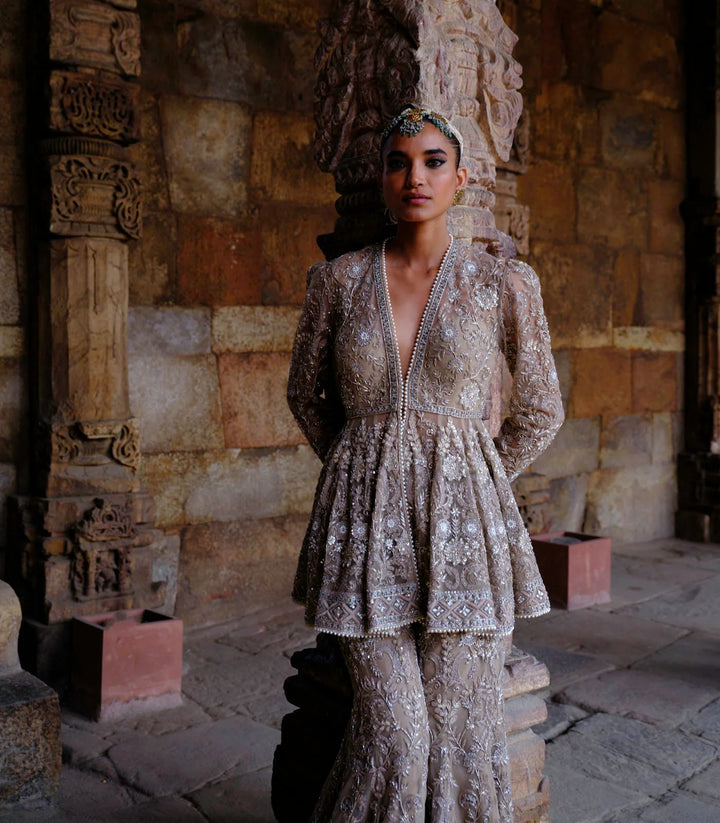 Alana Peplum & Sharara Set