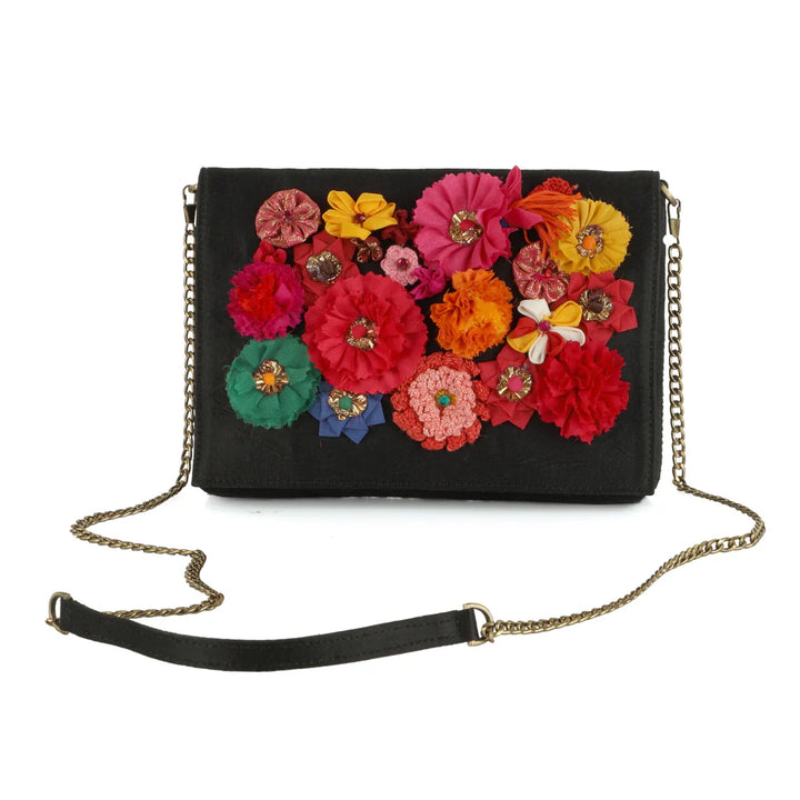 Black Phulwari Clutch