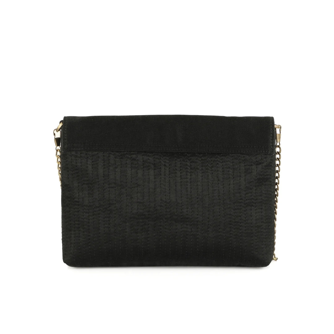 Black Phulwari Clutch