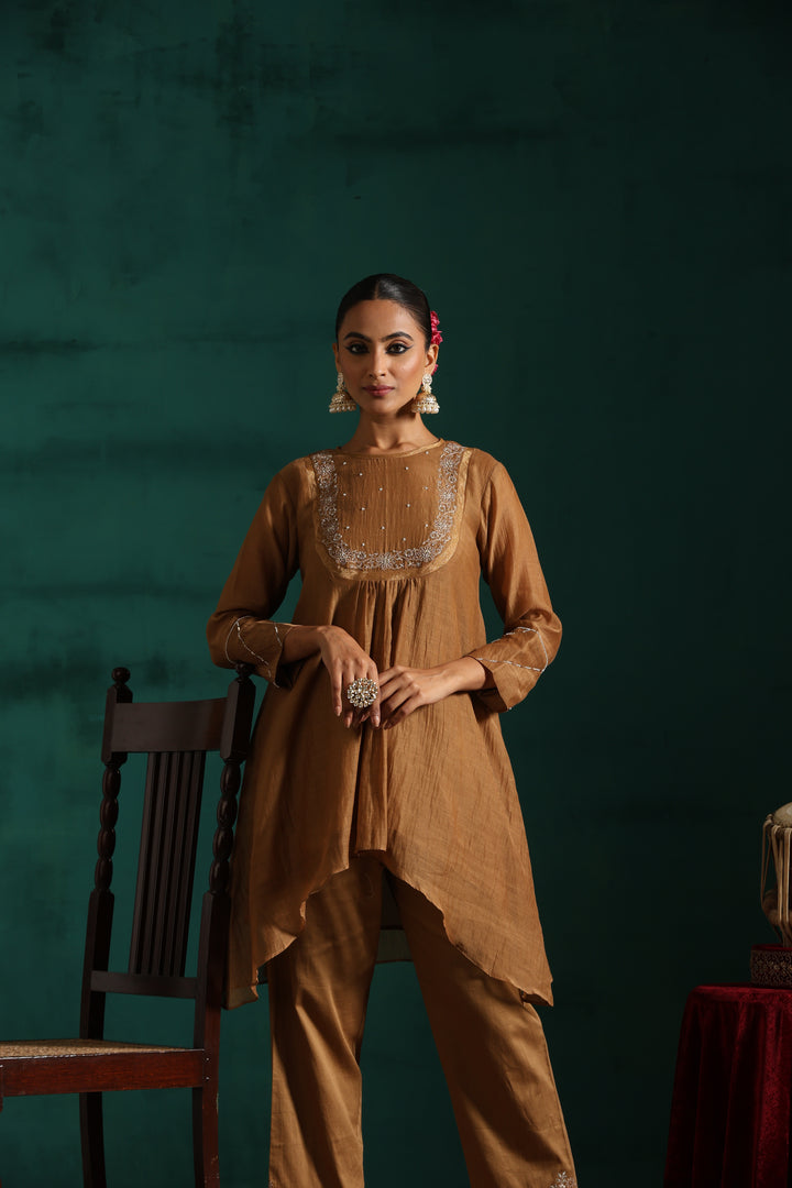 inayat co-ord set - brown