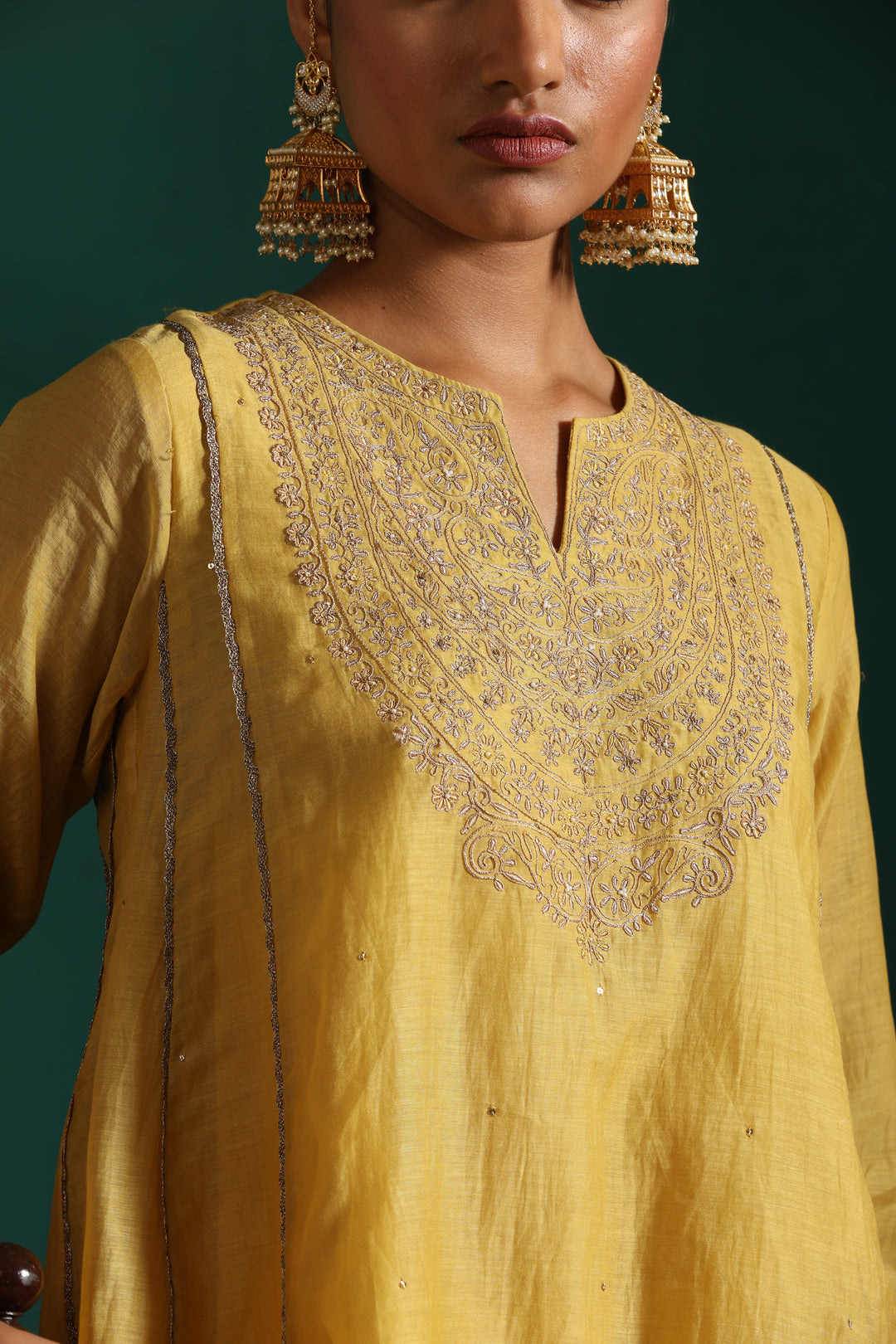 taabiir co-ord set - yellow