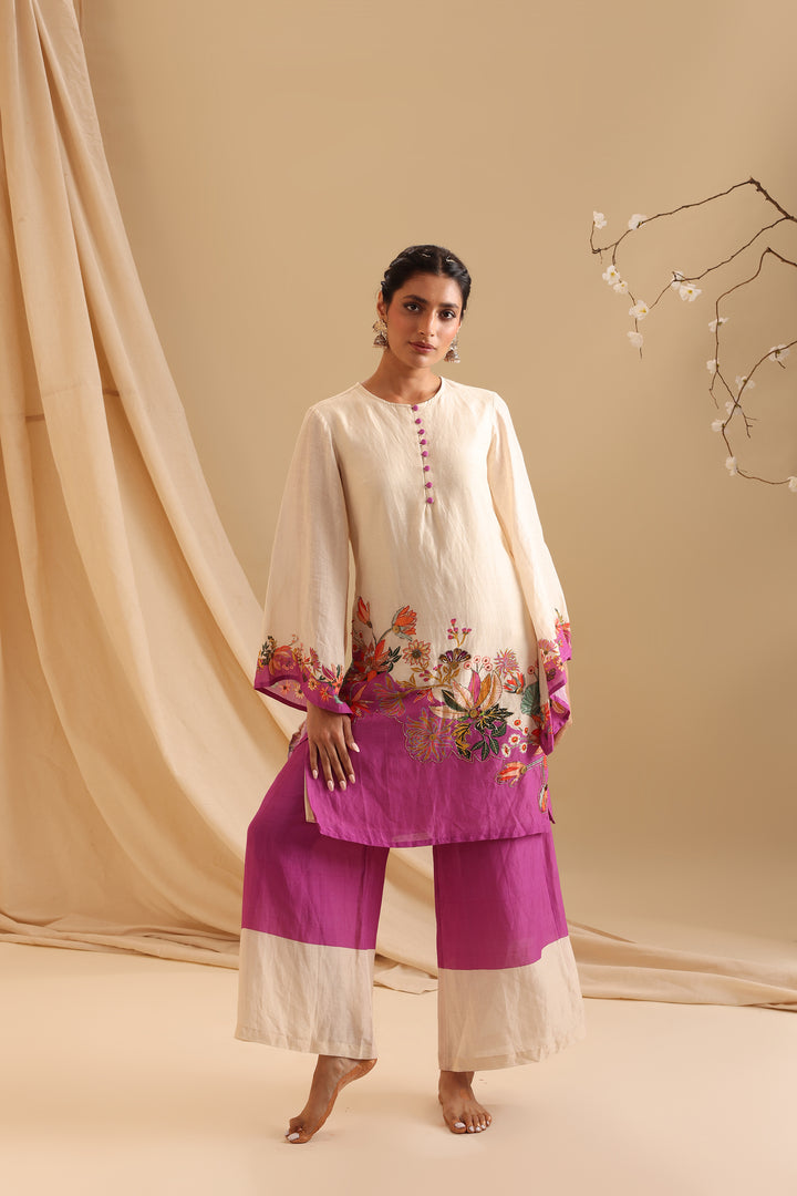 aarani embroidered kurta set