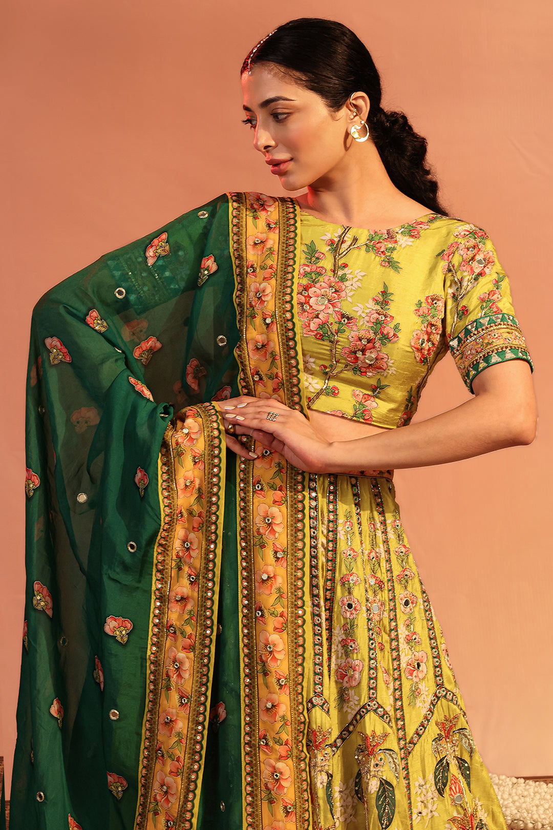 tamaya embroidered lehenga set