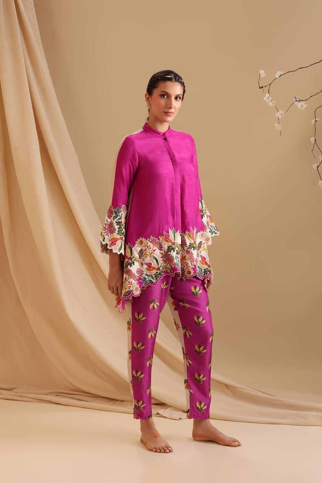 aarani embroidered co-ord set