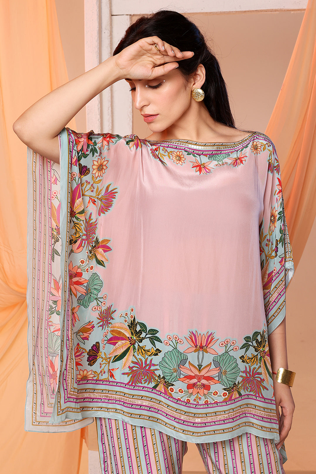 arani embellished kaftan set