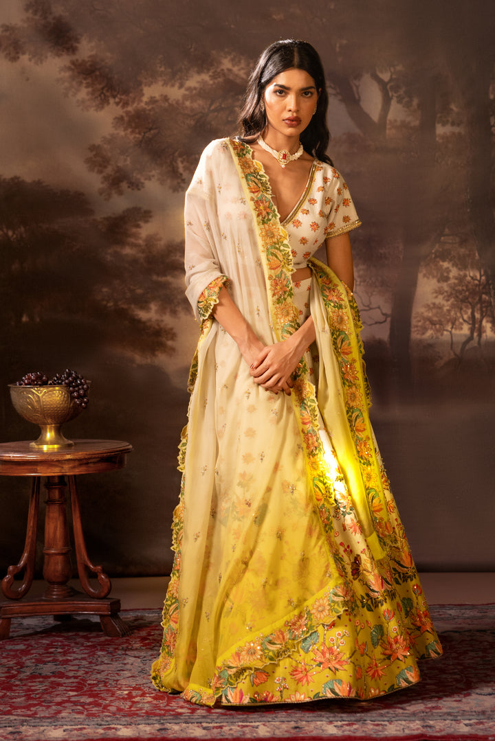 tamaya embroidered lehenga set