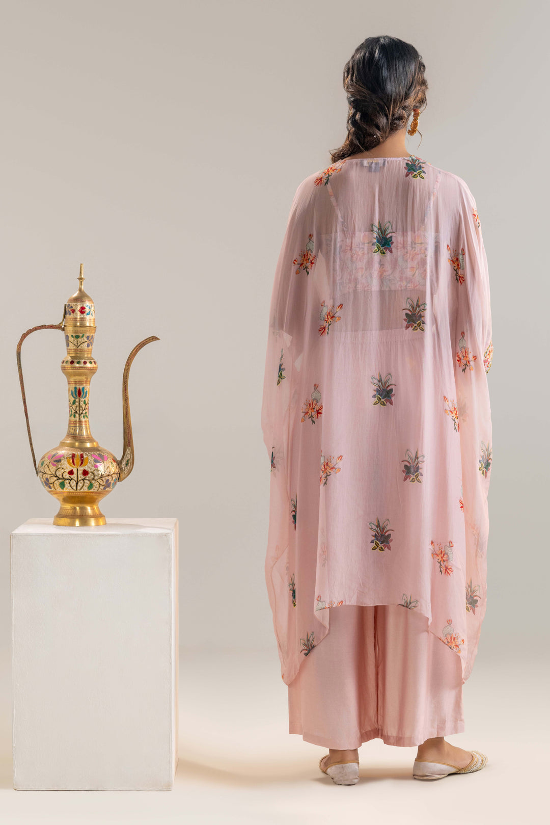 arani embroidered kaftan set