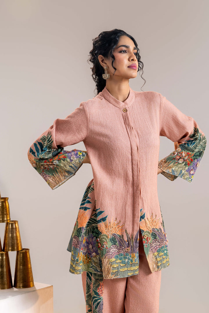 kiara embellished kurta set