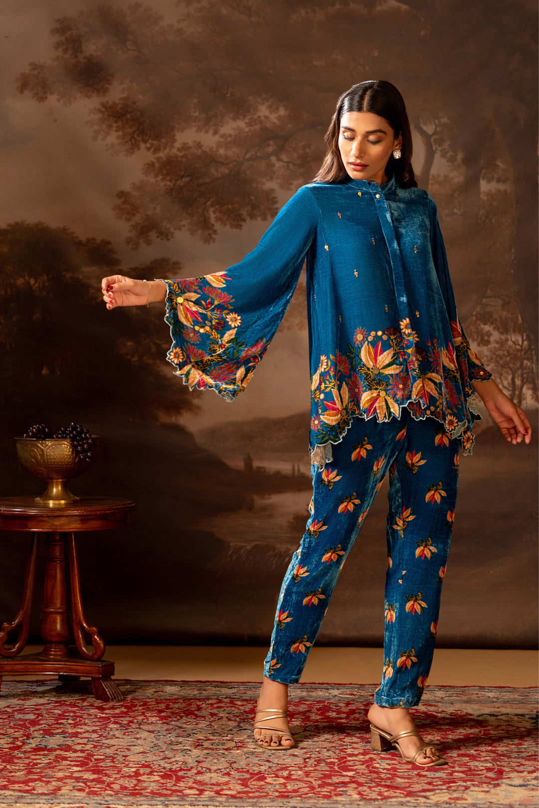 aarani embroidered co-ord set