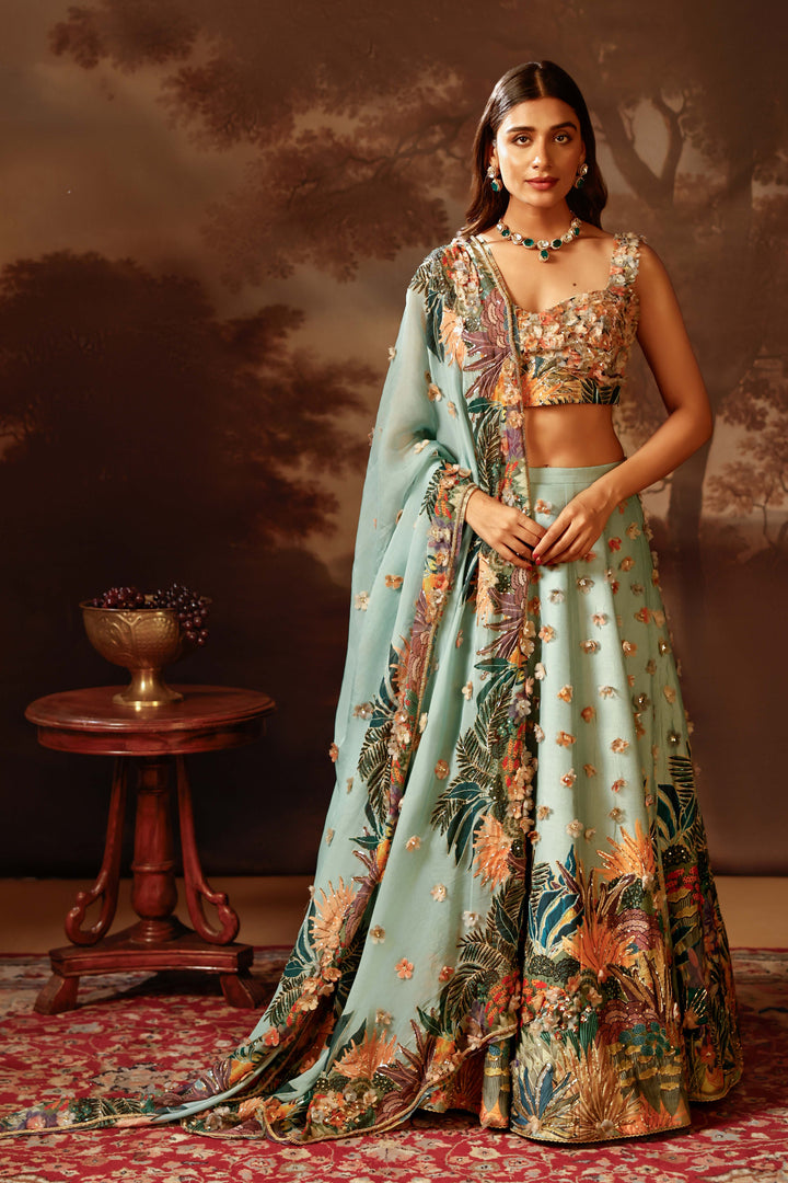 kiara embroidered lehenga set