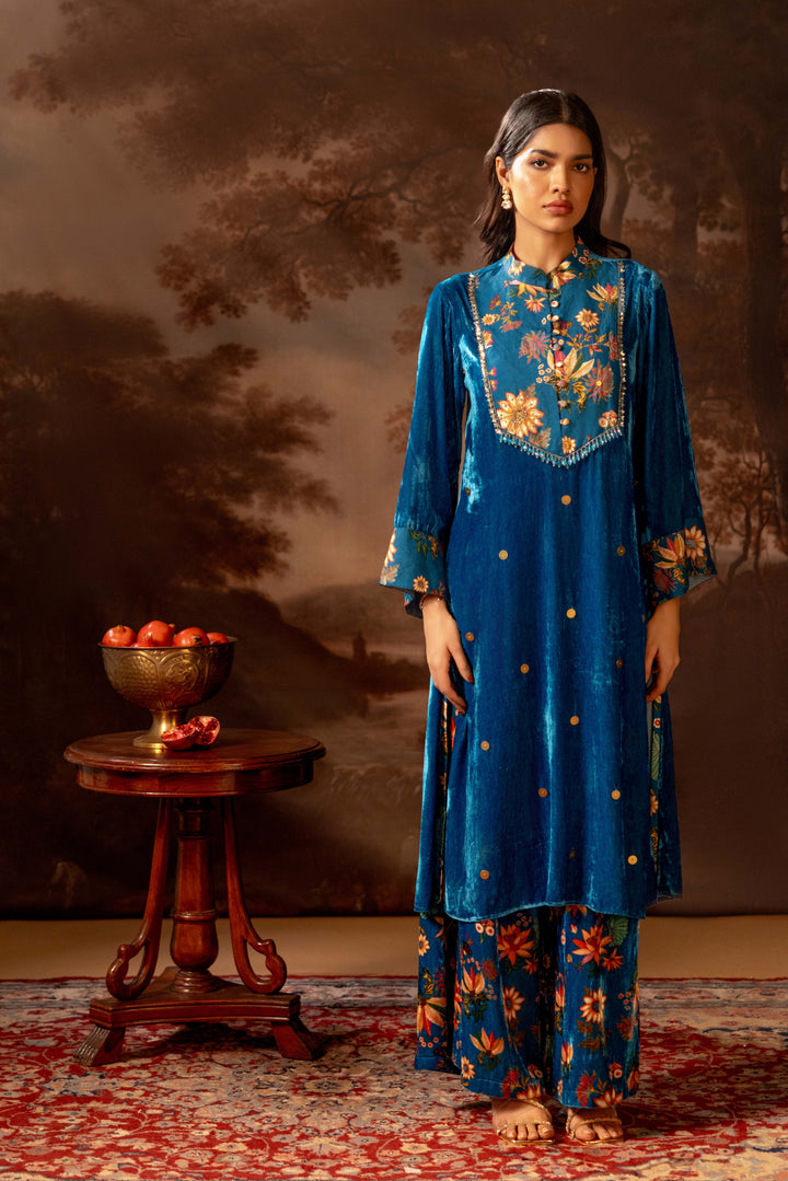 aarani embroidered kurta set