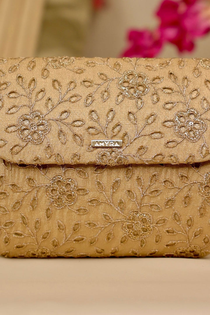 tarang flapover bag-gold