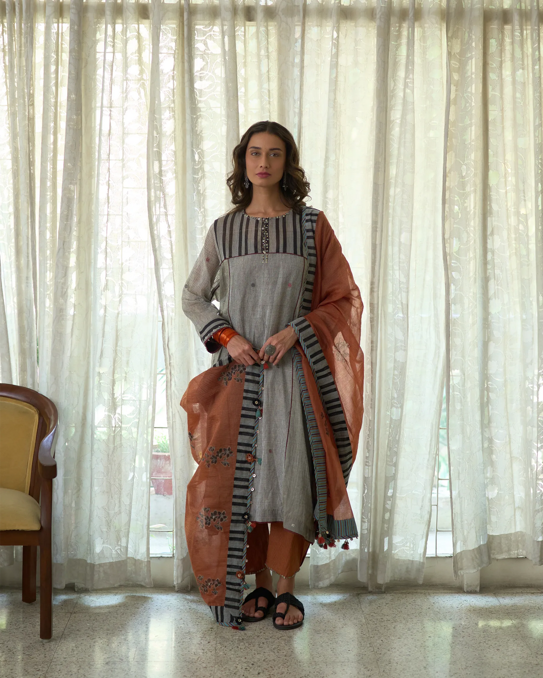 Kora Dupatta