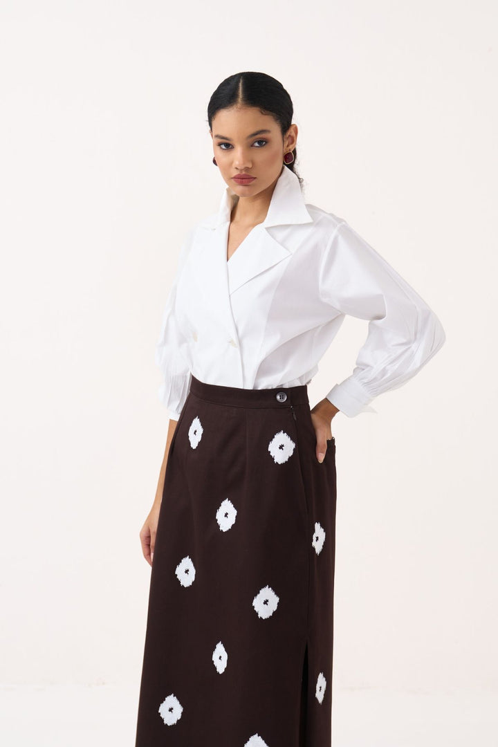 Hand Block Print Skirt Co-ord (Set Of 2)