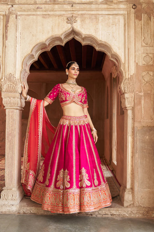 Amara - Hotpink Lehenga