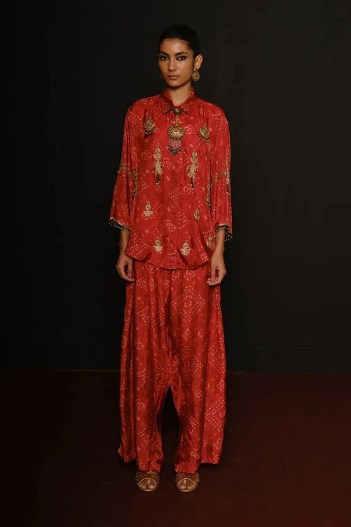Red co-ord set