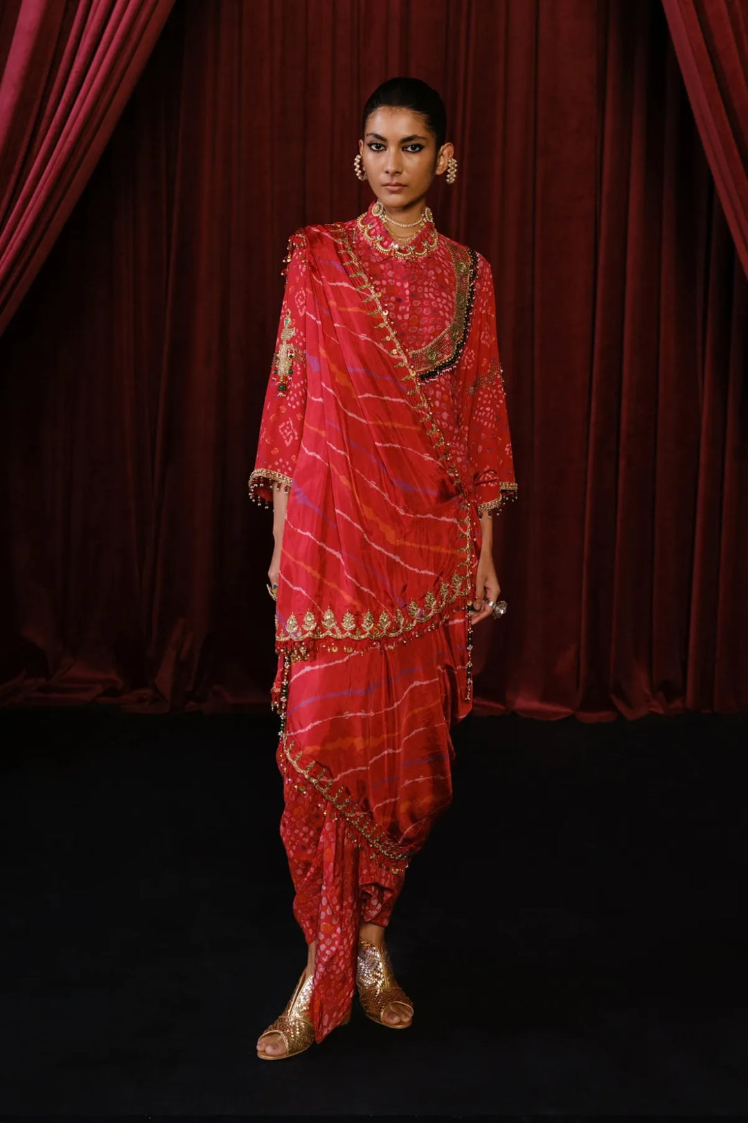 Red Necklace Set