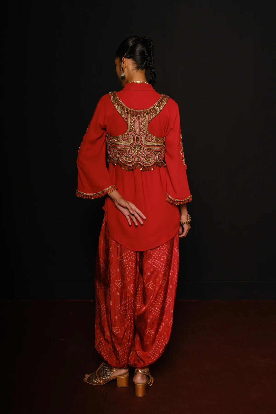 Red Boho Set