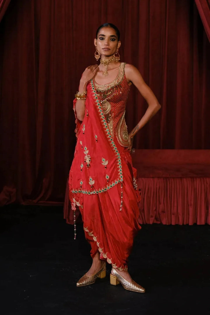 Red Bajuband Set