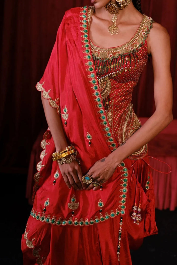 Red Bajuband Set