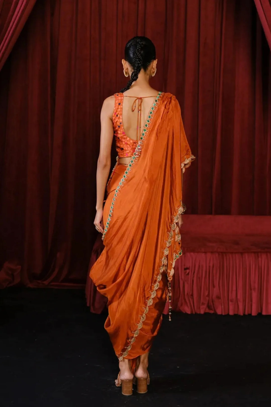 Orange Bajuband Set