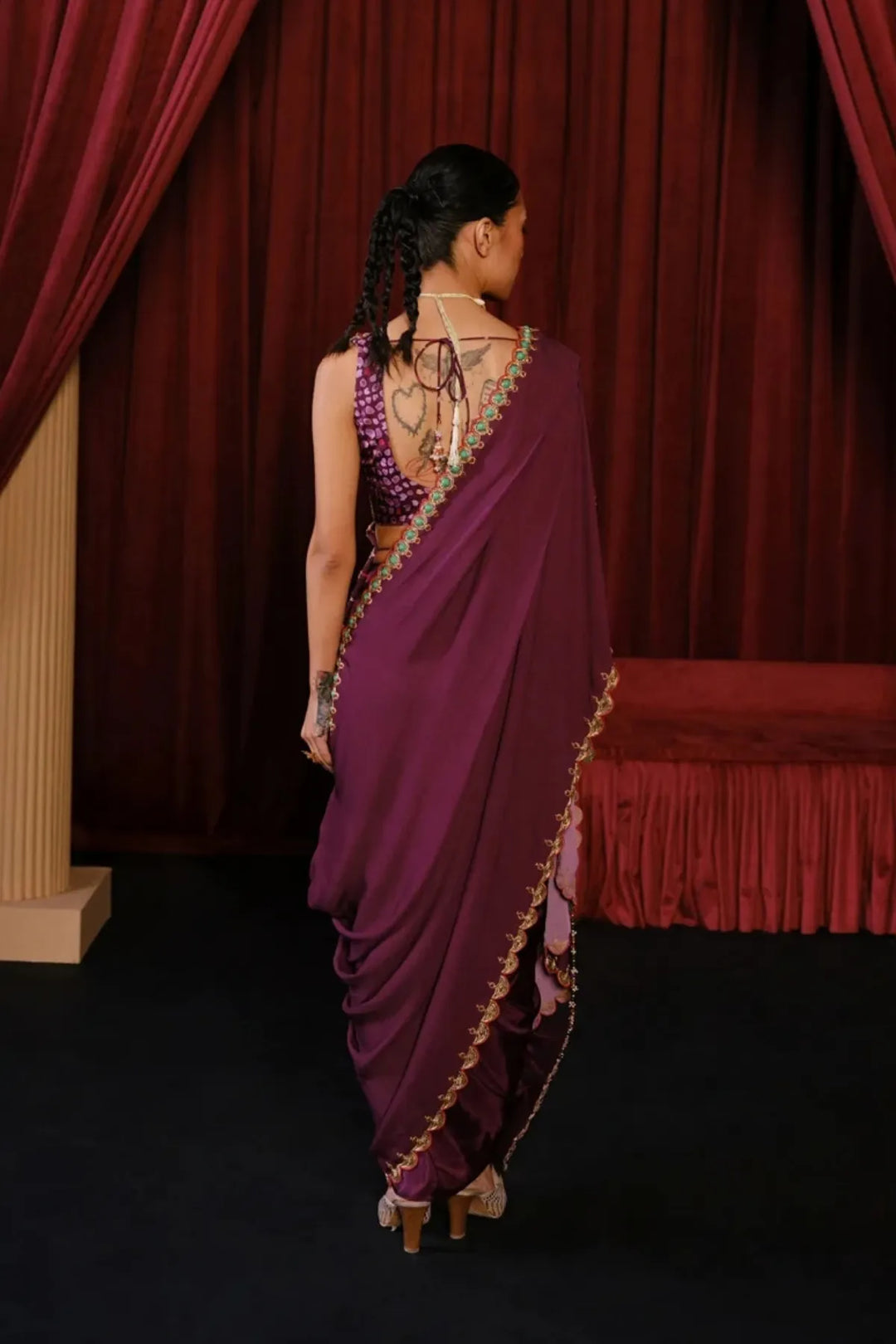 Purple Bajuband Set