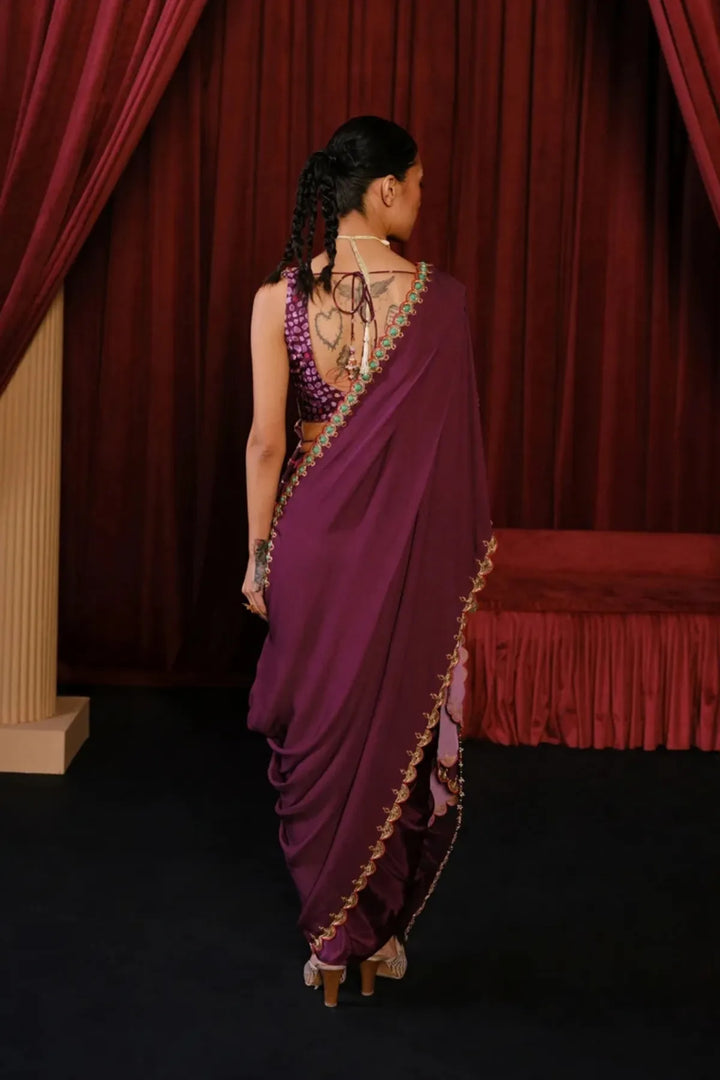 Purple Bajuband Set
