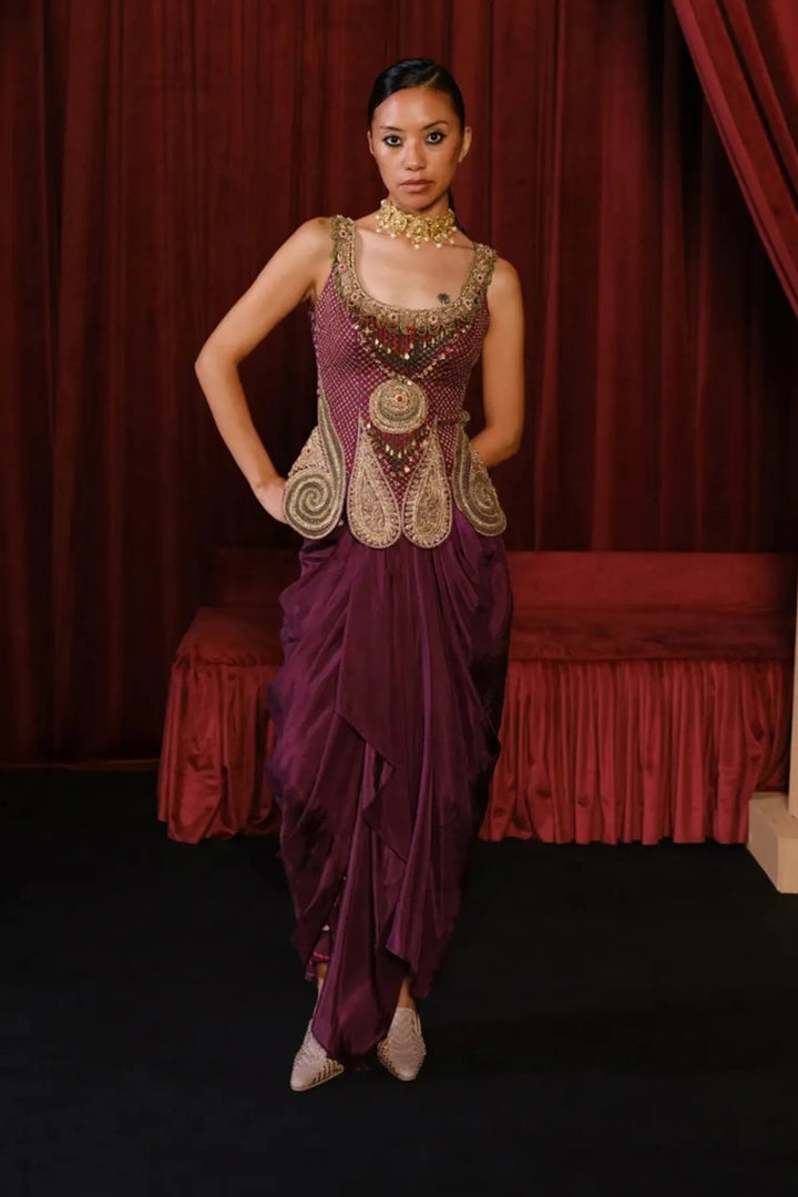 Purple Bajuband Set