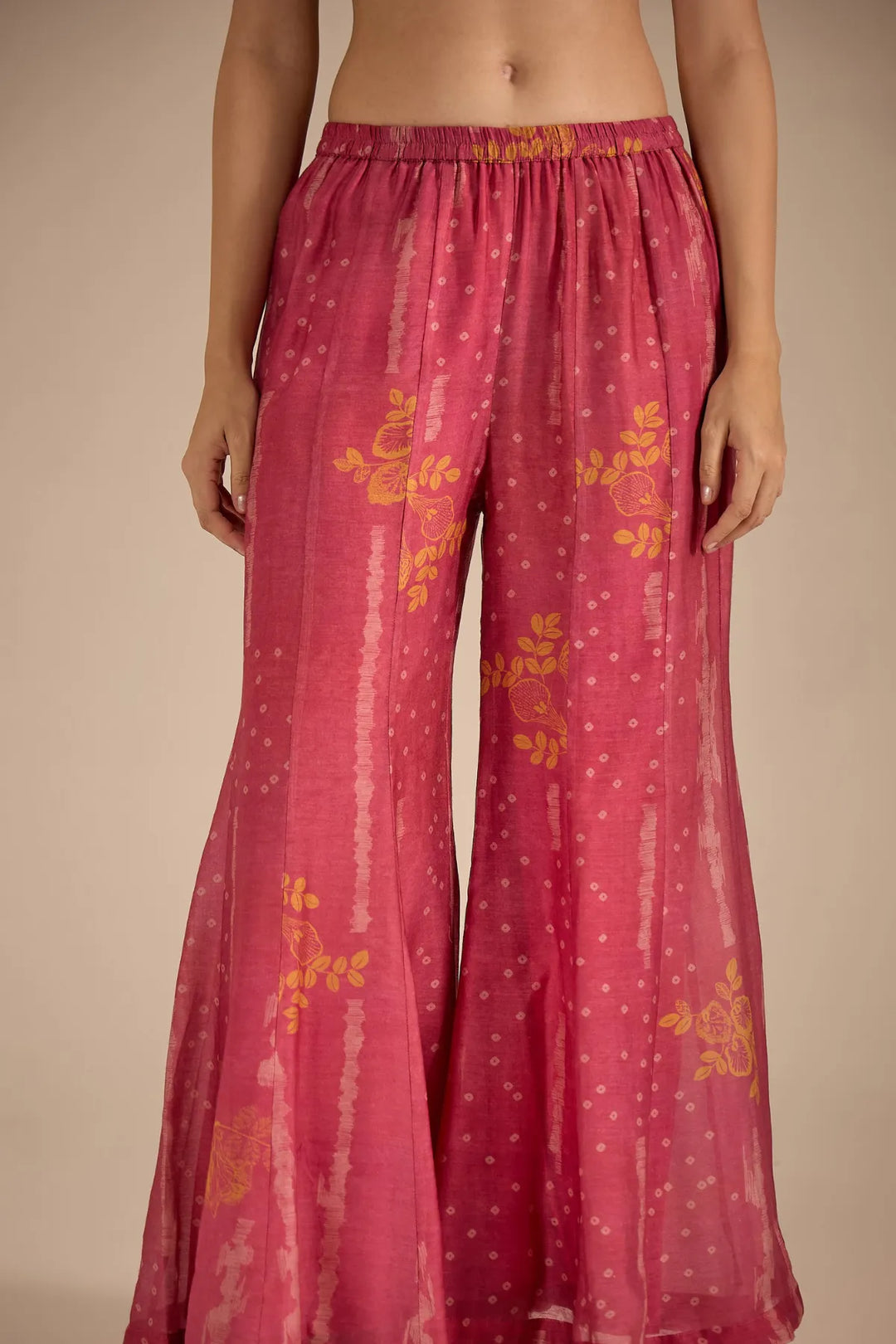 Blush Cotton Silk Embroidered Short Kurta Set