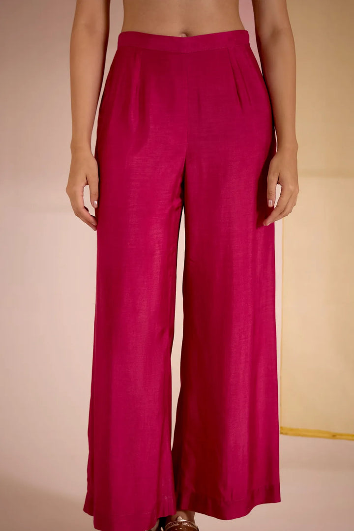 Blush Cotton Silk Embroidered Yok Kurta Set