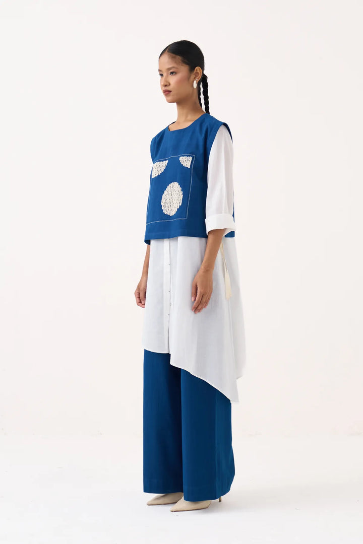 Beaded Emb. Overlay Co-ord (Set Of 3)
