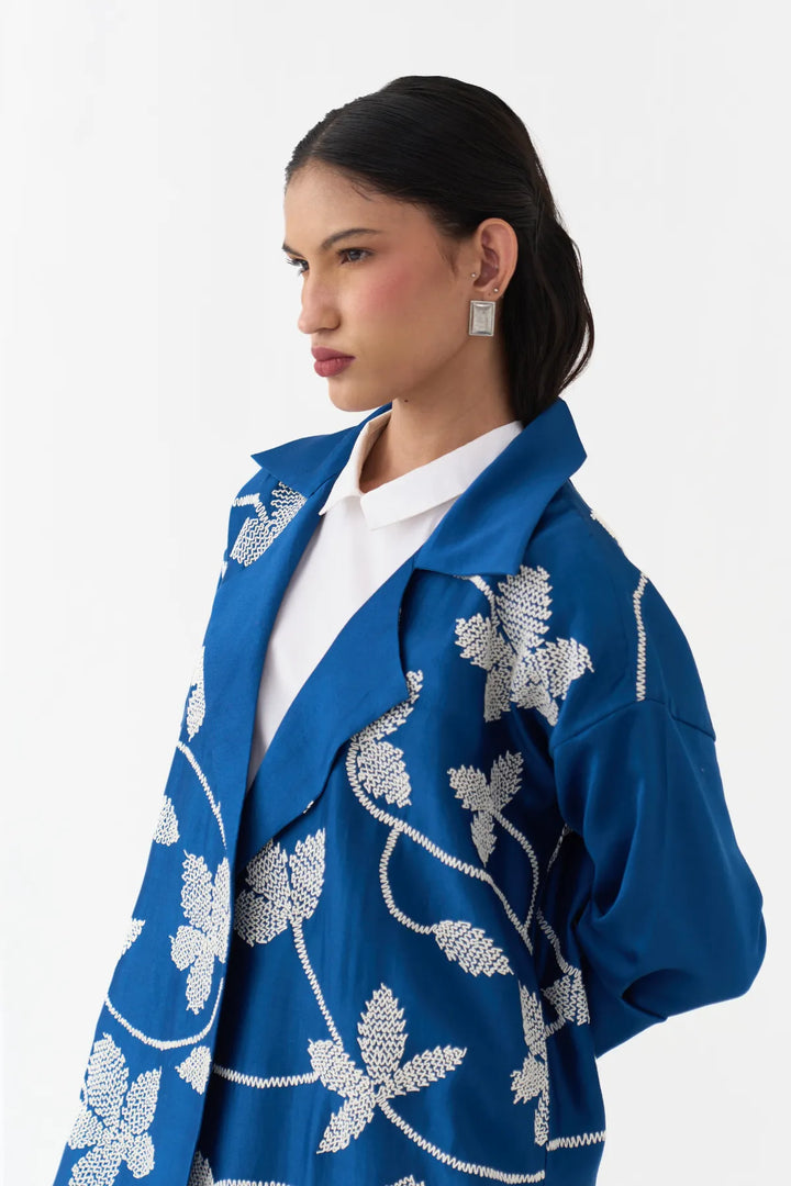 Floral All Over Emb. Overlay