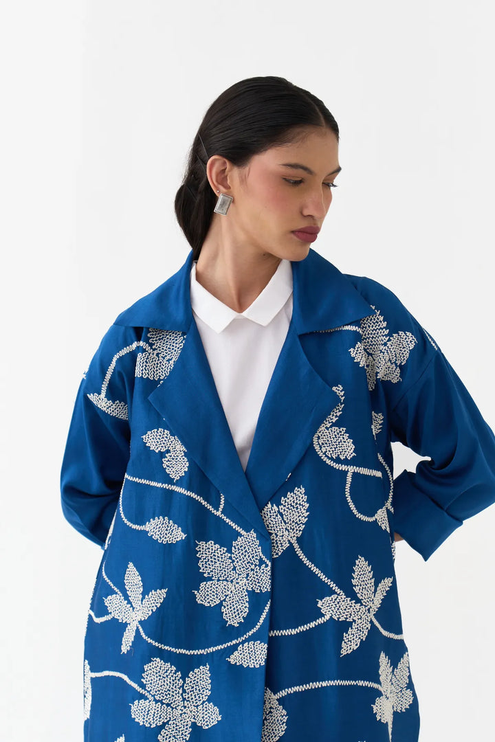 Floral All Over Emb. Overlay