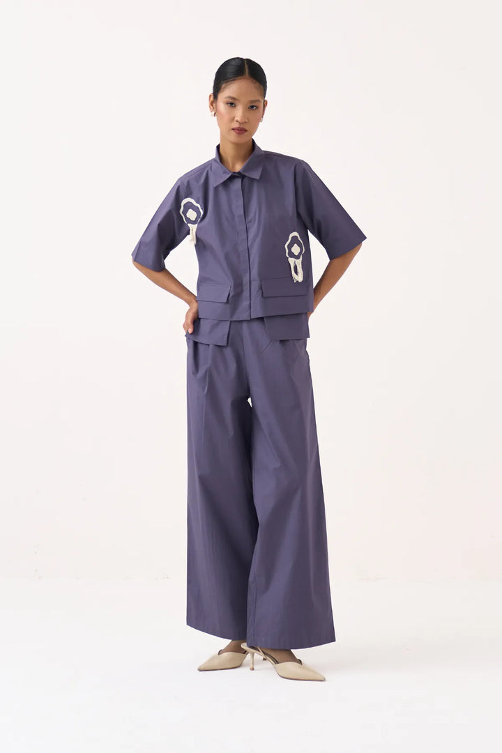 Crop Fringe Top Co-ord