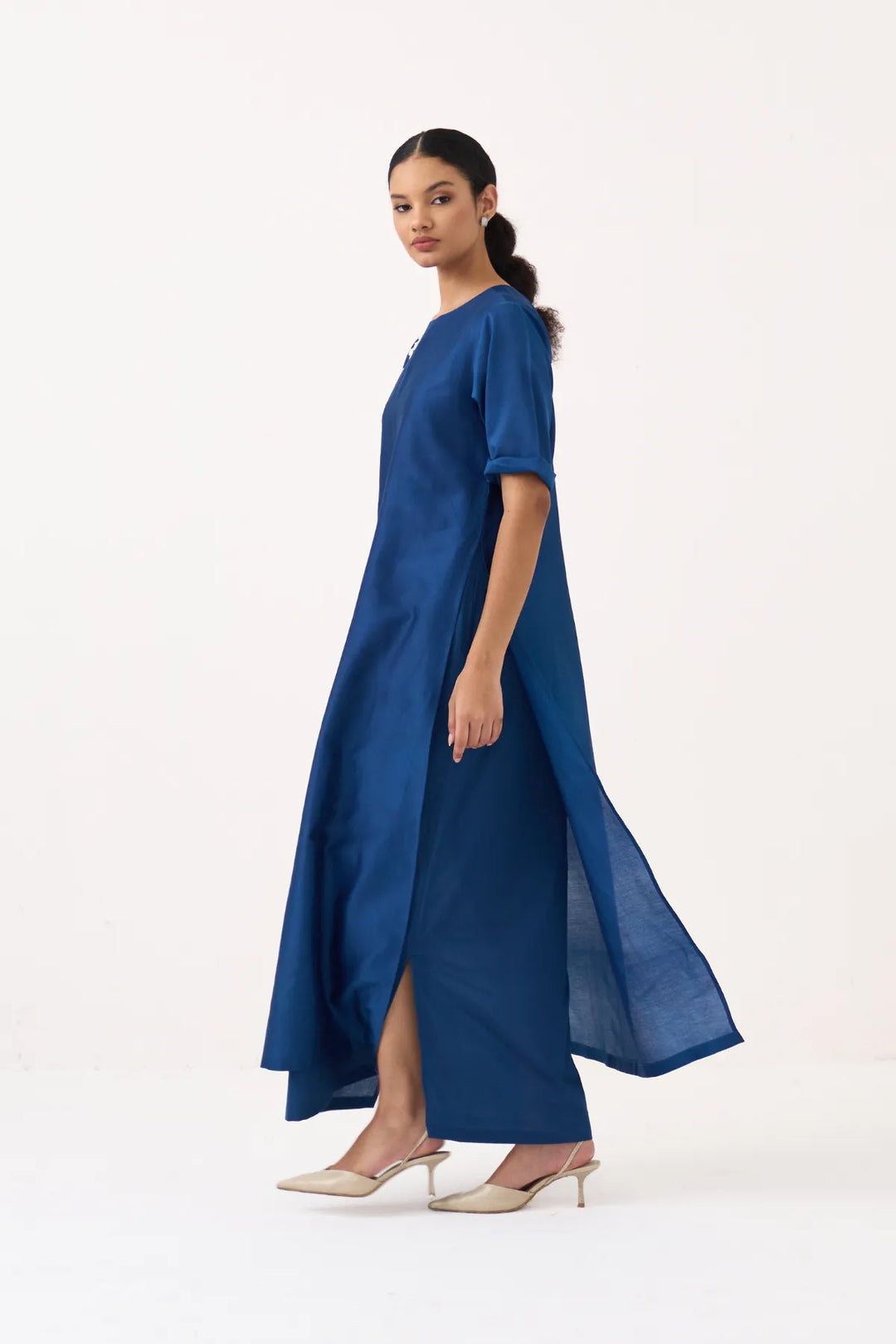 Emb. Double Layer Dress
