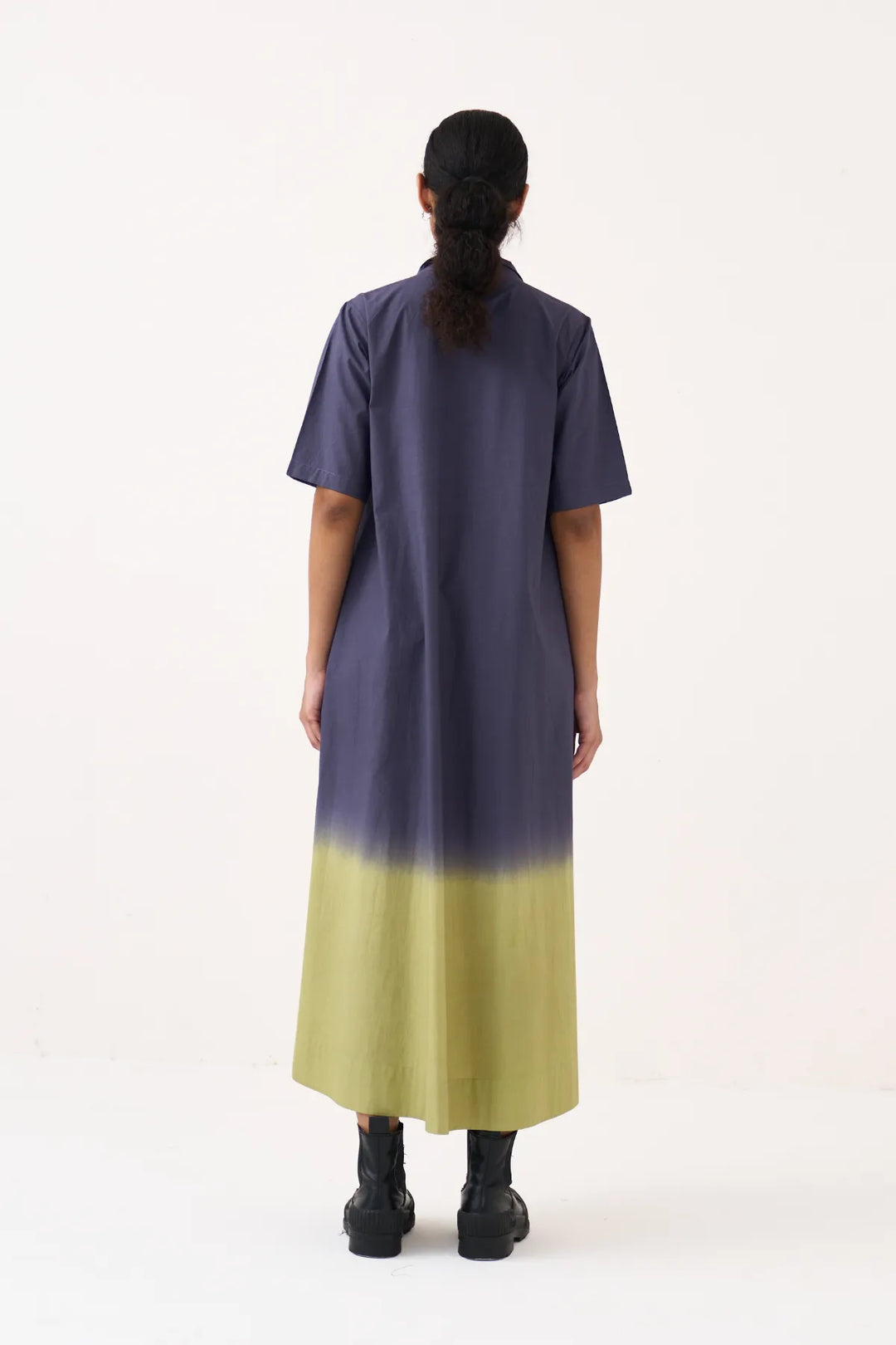 Dip Dye Turtle Neck Dress