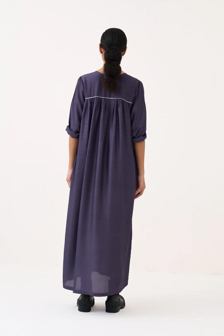Gather Neck Dress