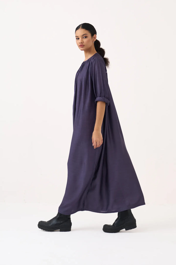 Gather Neck Dress