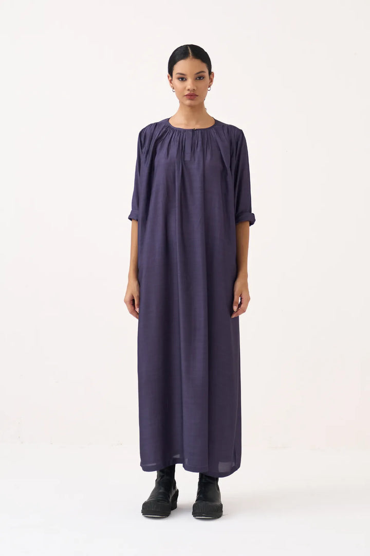 Gather Neck Dress