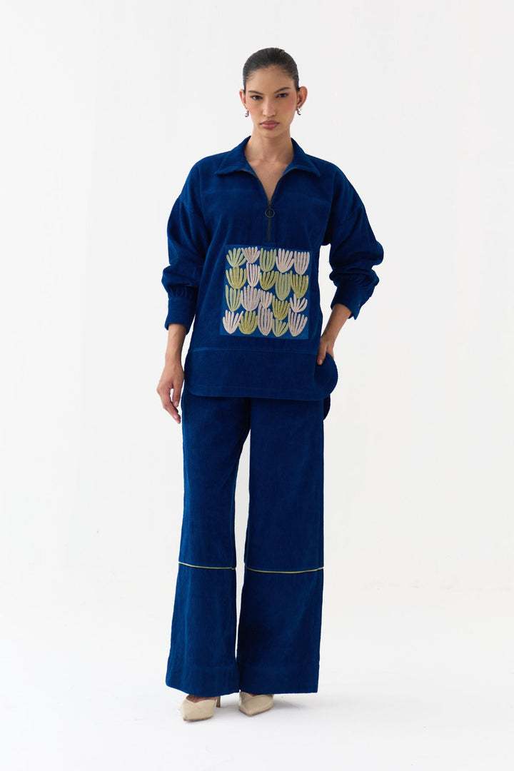Patch U-Hem Top Co-ord (Set Of 2)