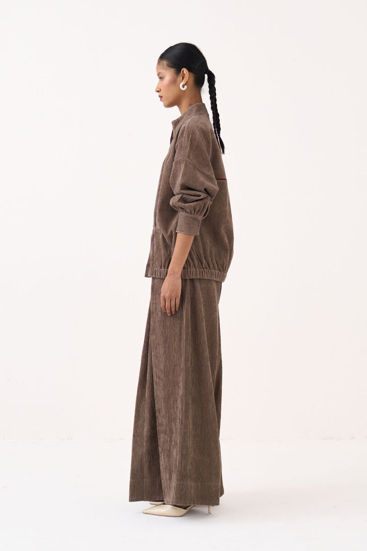 Corduroy Drawstring Top Co-ord (Set Of 2)