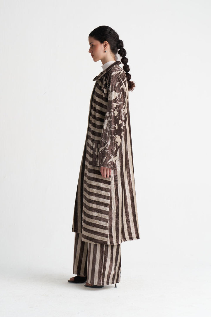 Contrast Stripe Tunic Co-ord (Set Of 2)