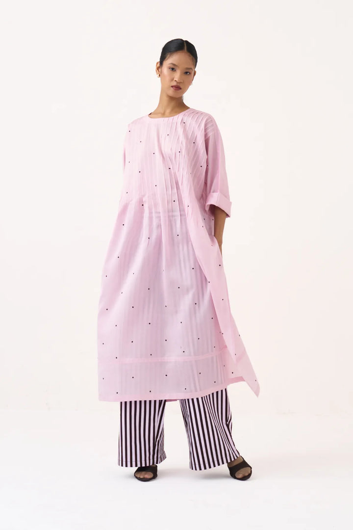 Pintuck Polka Kaftan