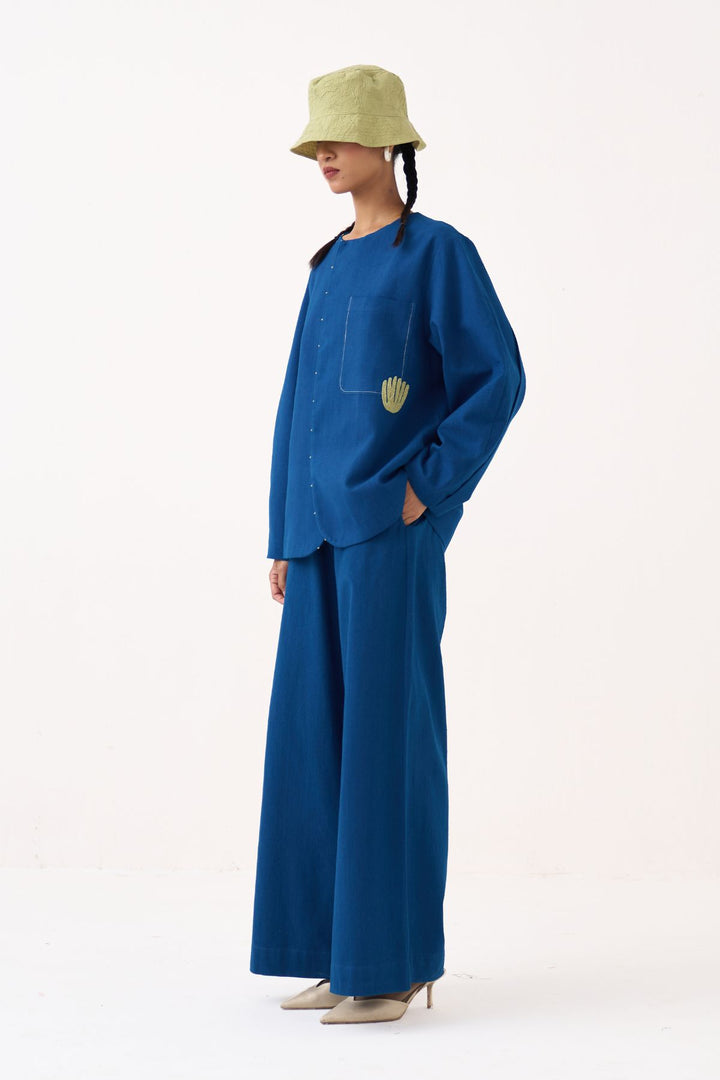 Emb. Contour Overlay Co-ord (Set Of 2)