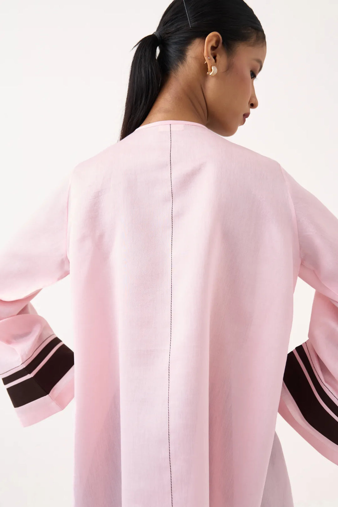Wide Sleeve Gather Neck Top Co-ord