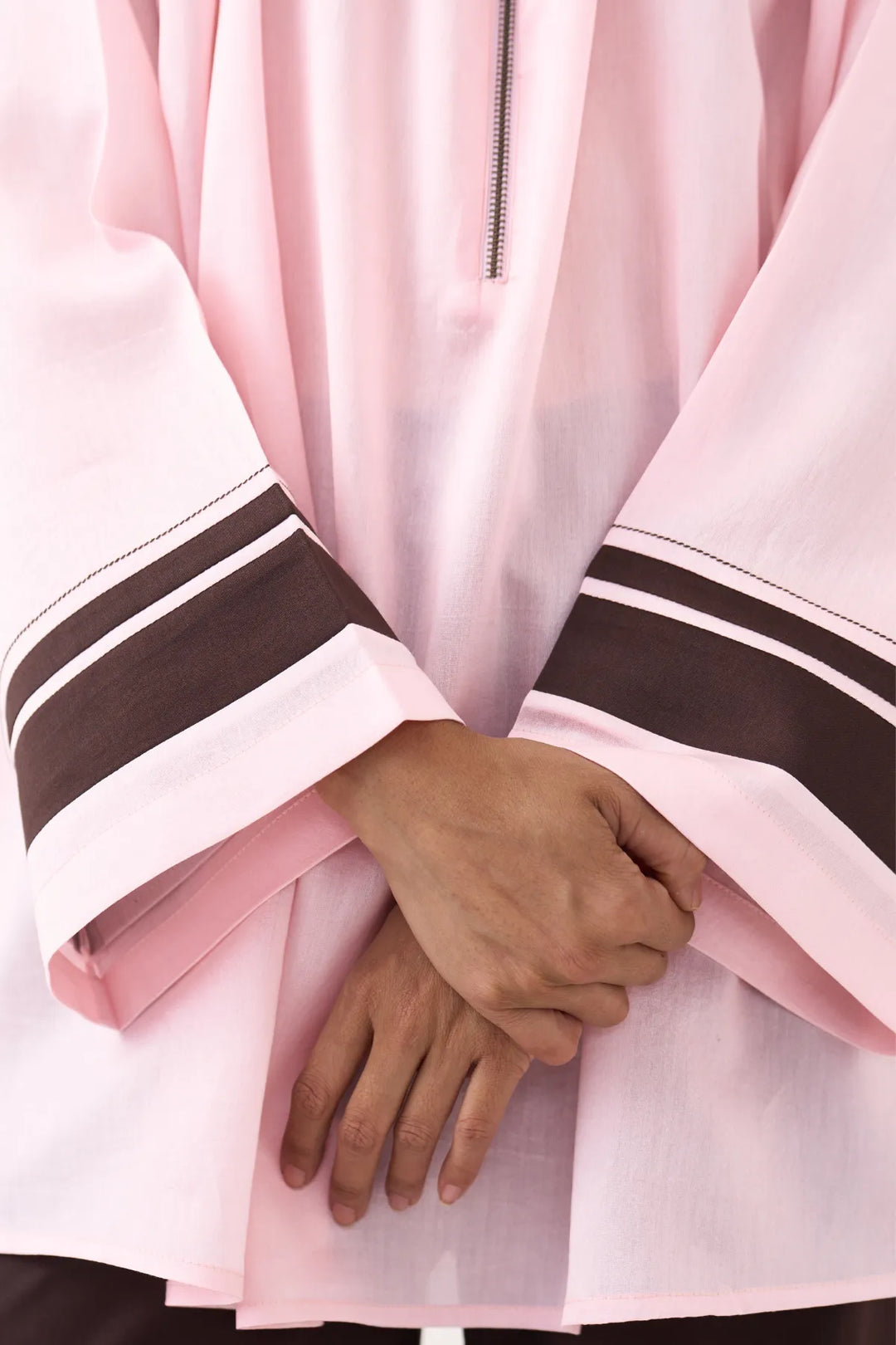 Wide Sleeve Gather Neck Top Co-ord